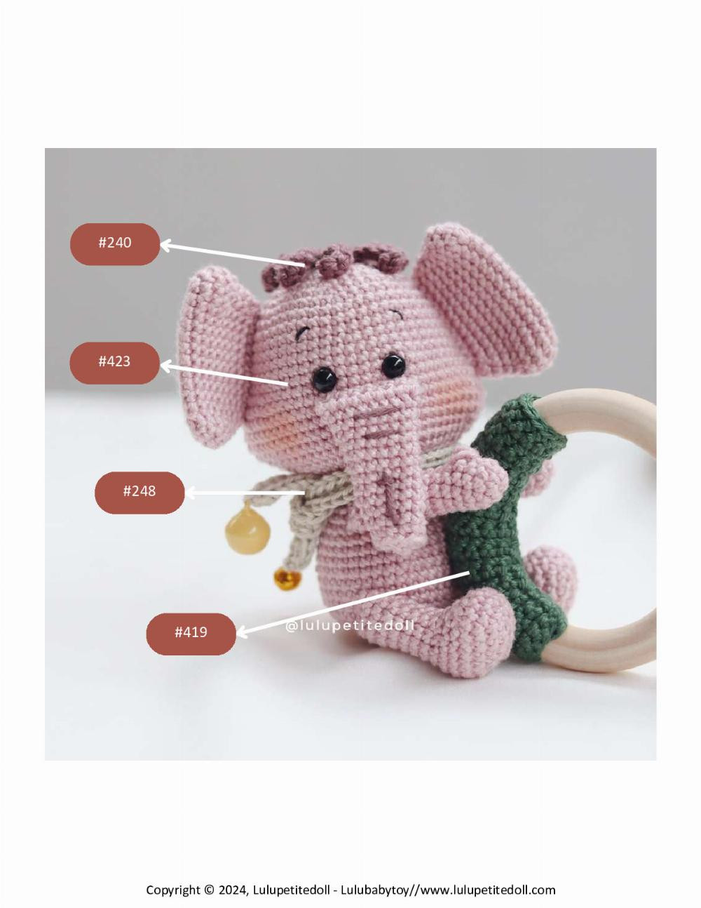 Lumpy Rattle crochet pattern