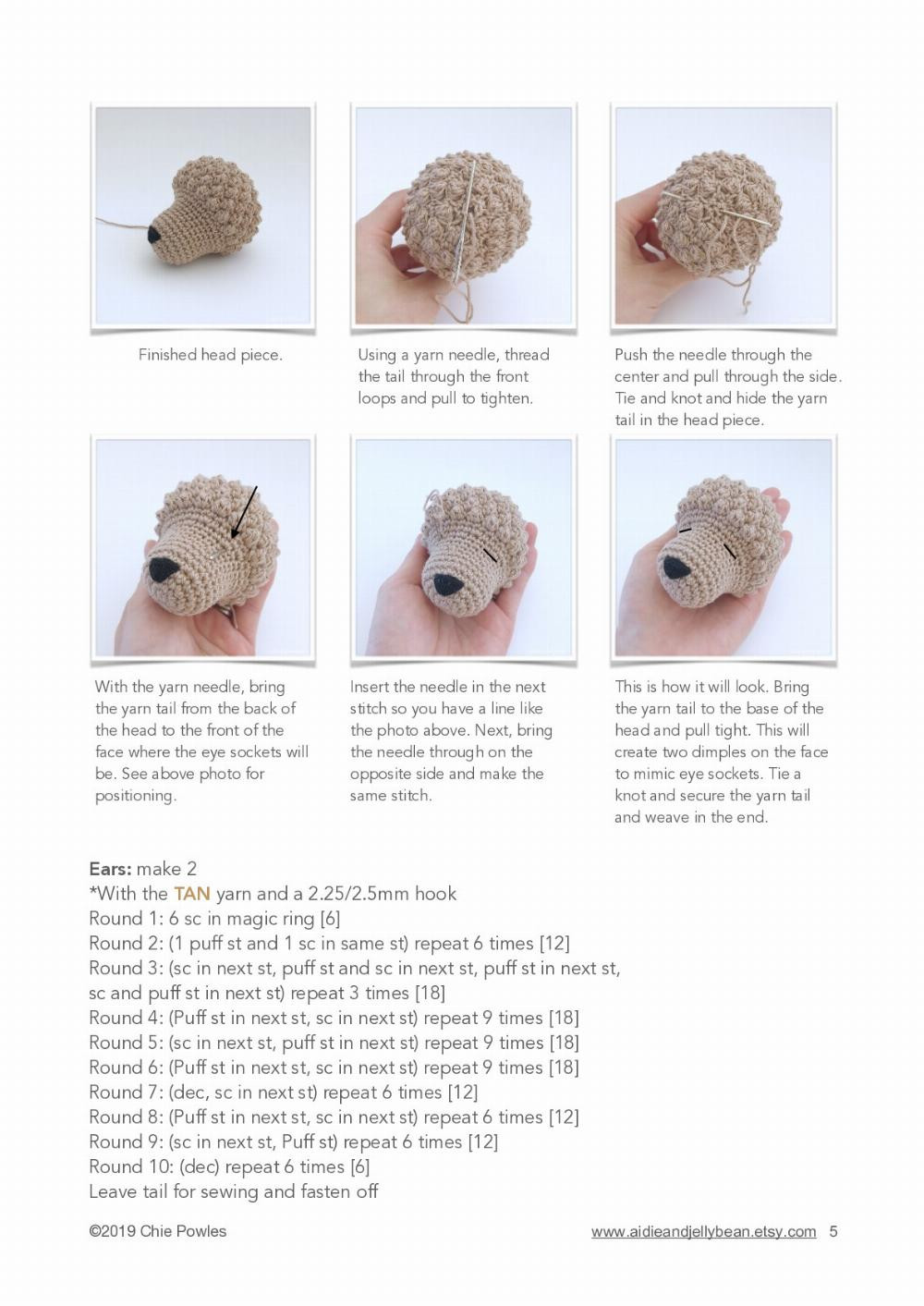 Mabel the Cockapoo Puppy Crochet Pattern