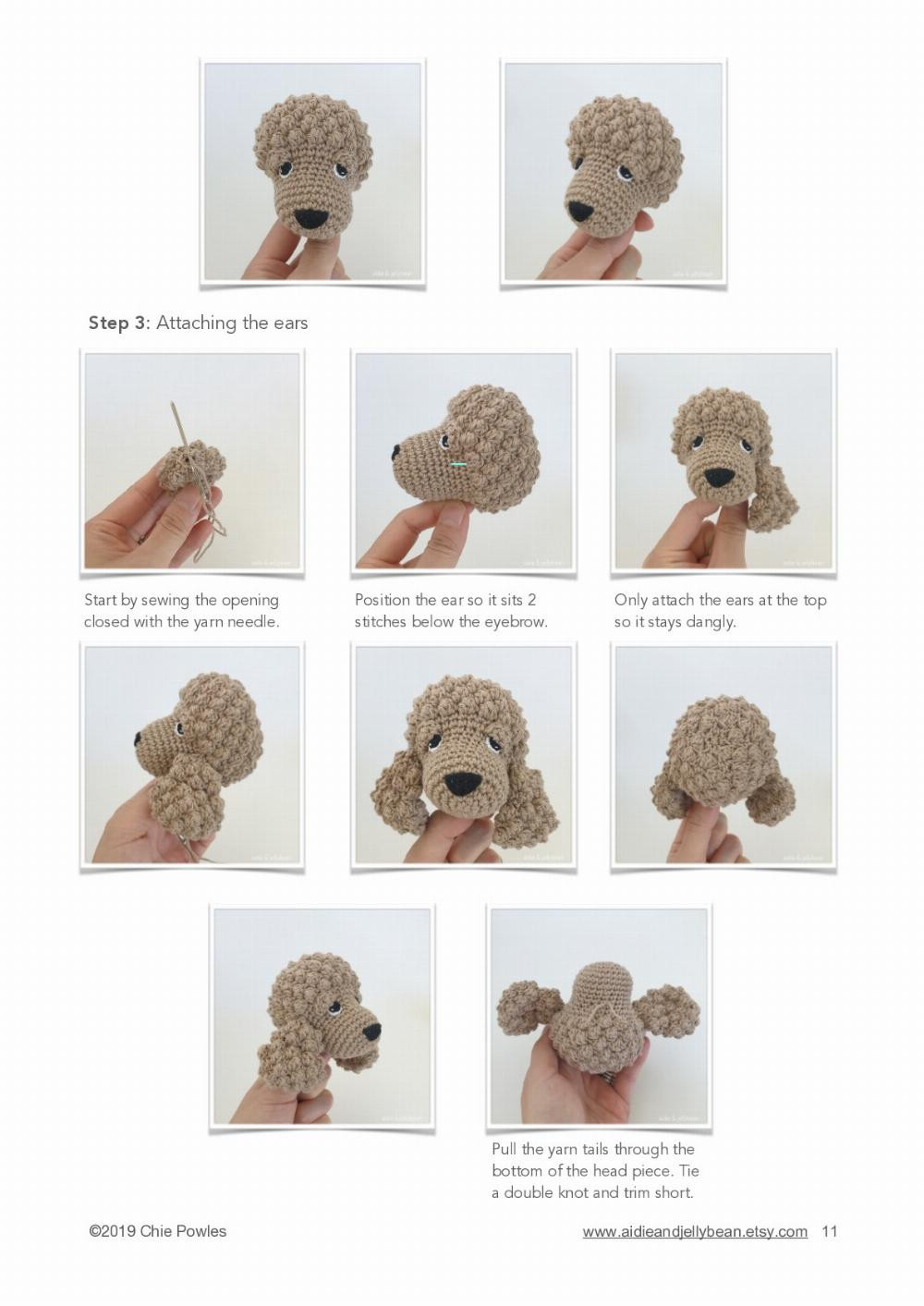 Mabel the Cockapoo Puppy Crochet Pattern