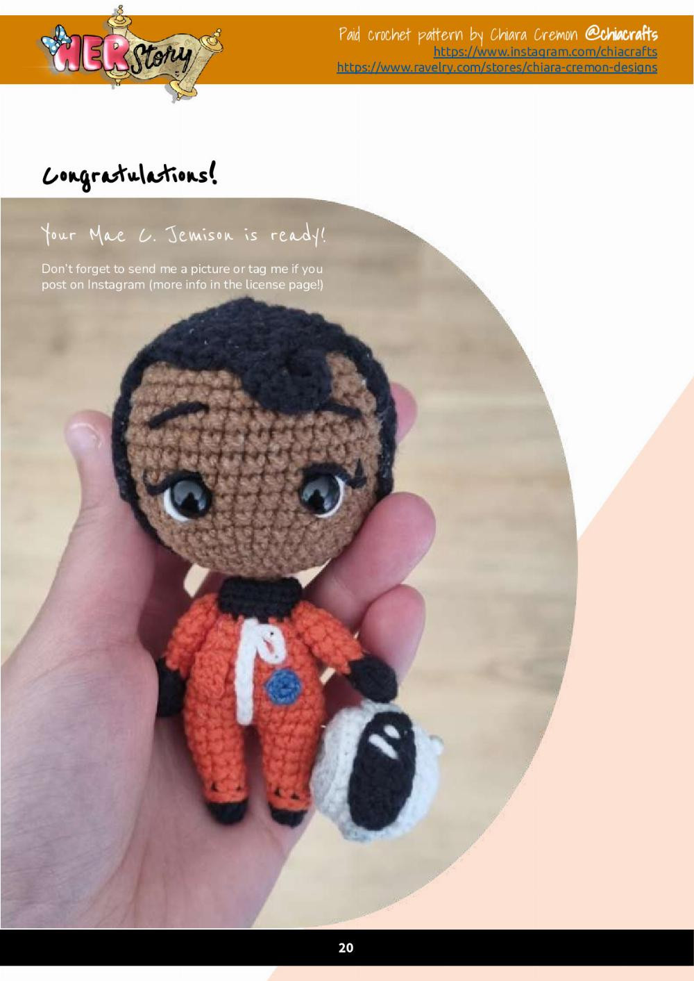 Mae C. Jemison crochet pattern