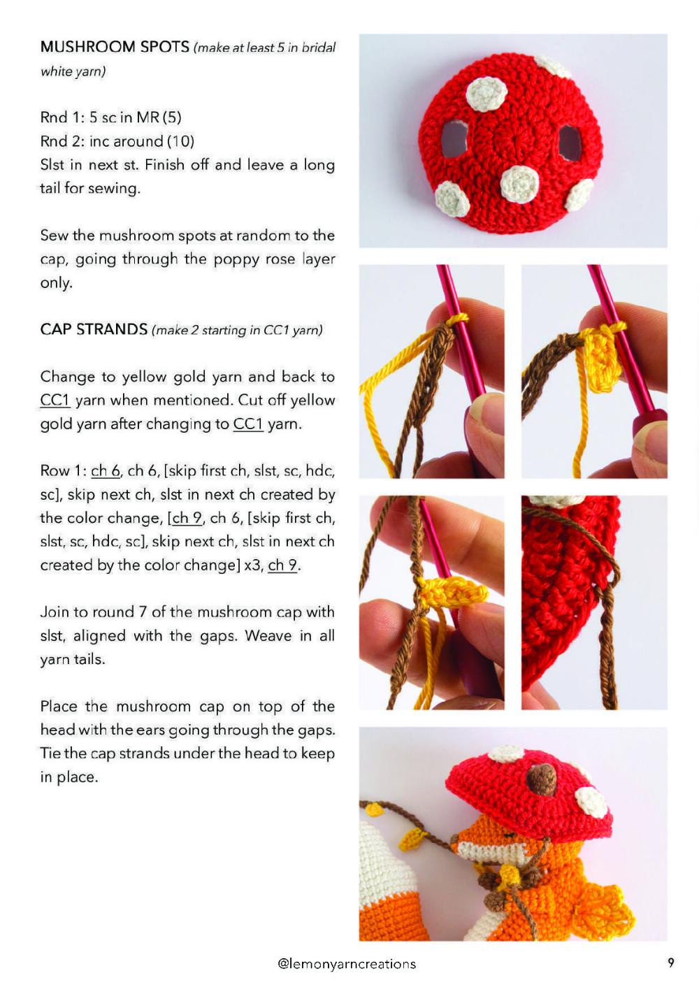 maple the red fox crochet pattern