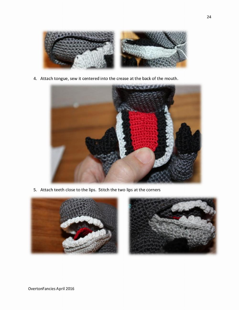 Max the Tyrannosaurus Rex crochet pattern