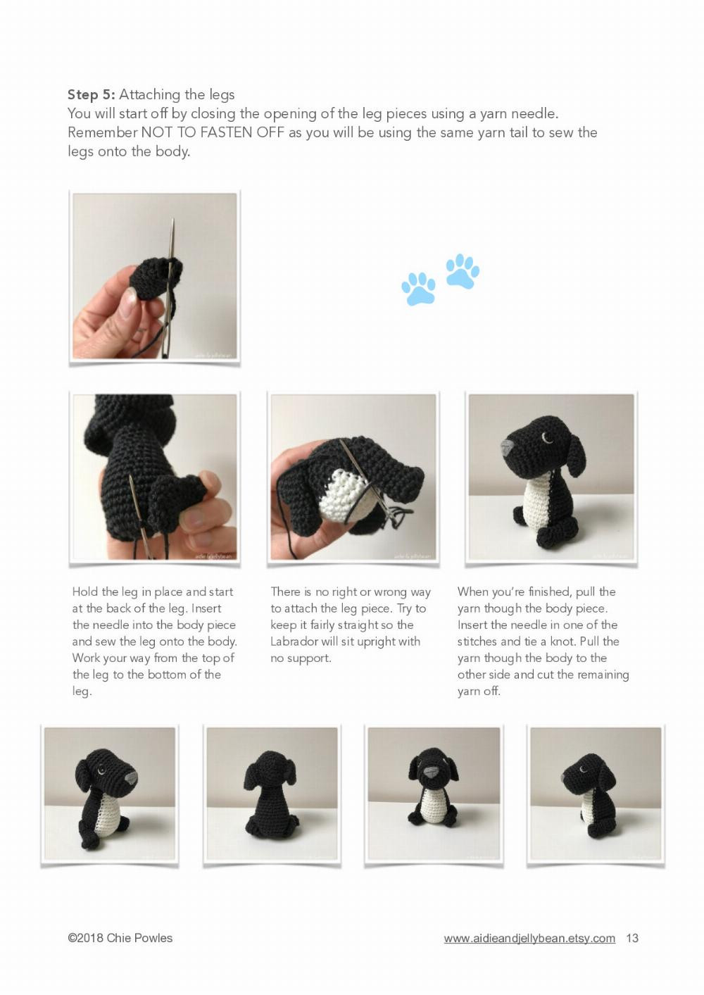 May the Labrador Puppy Crochet Pattern