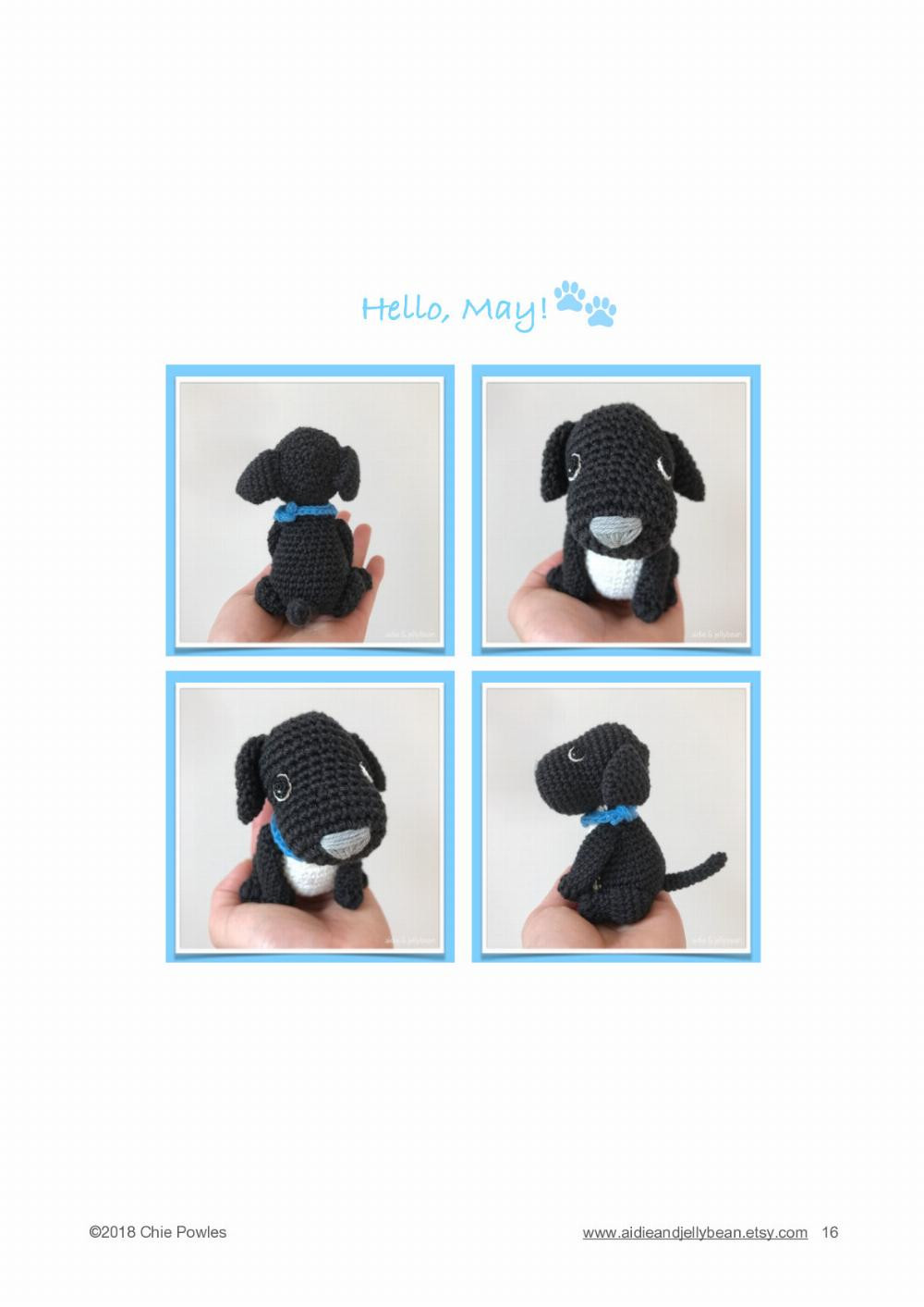 May the Labrador Puppy Crochet Pattern