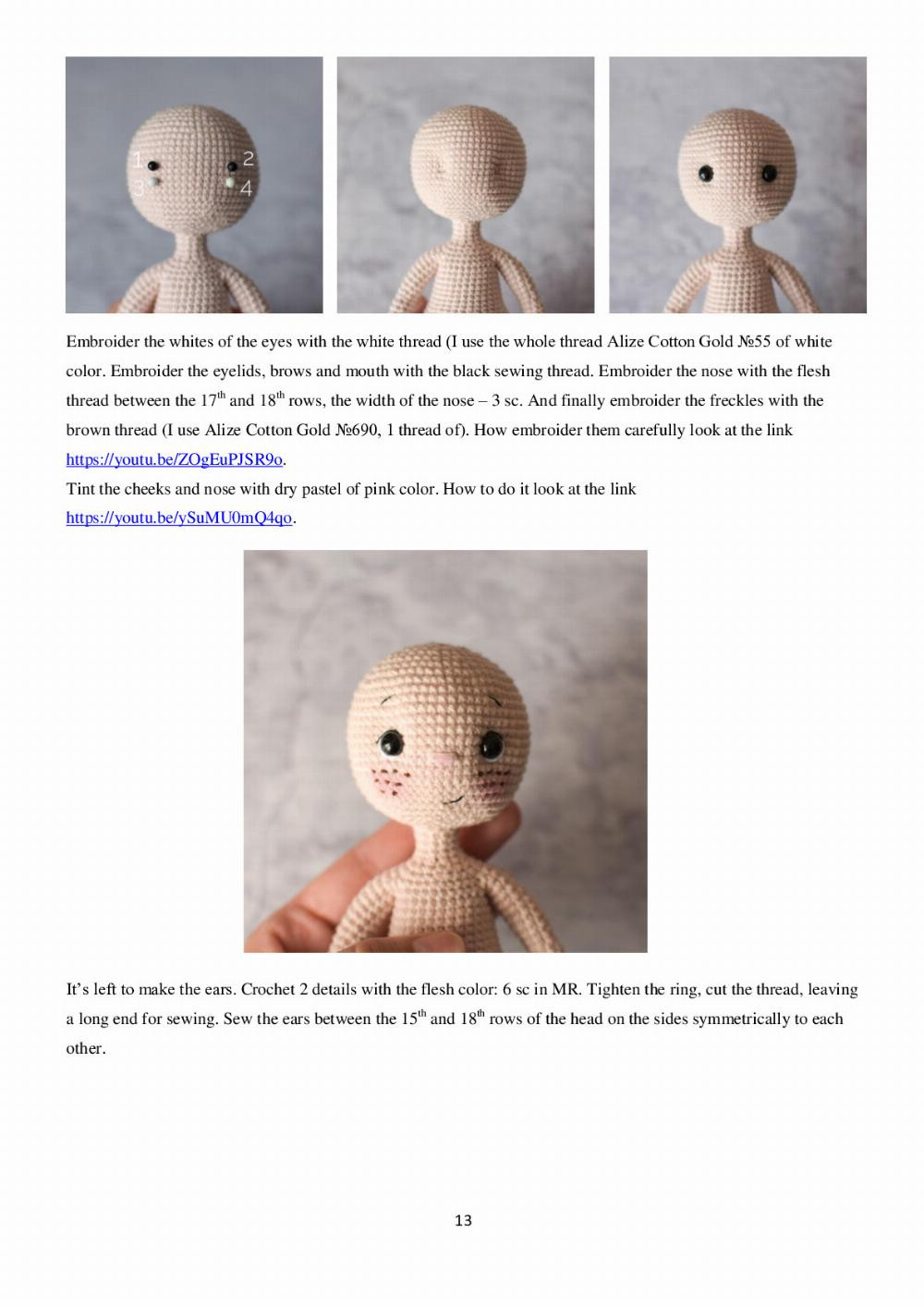 mermaid adn fish crochet pattern