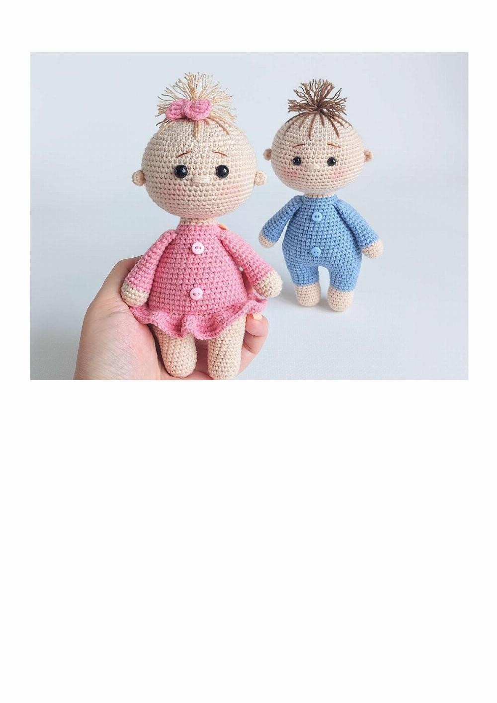 «Mini-dolls» Crochet Pattern!