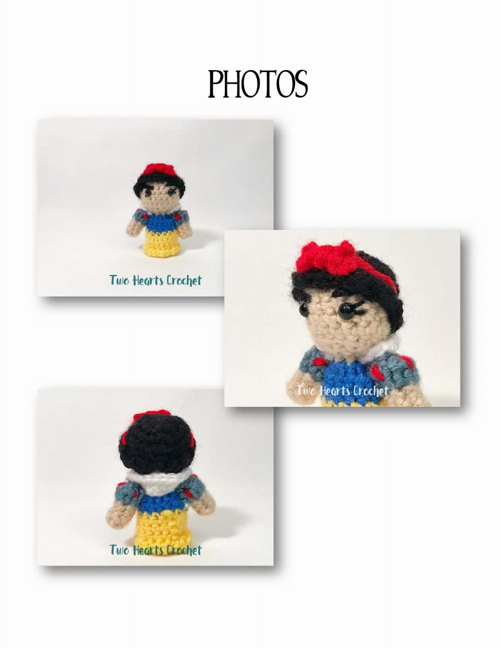 Mini Princess Amigurumi Snow White