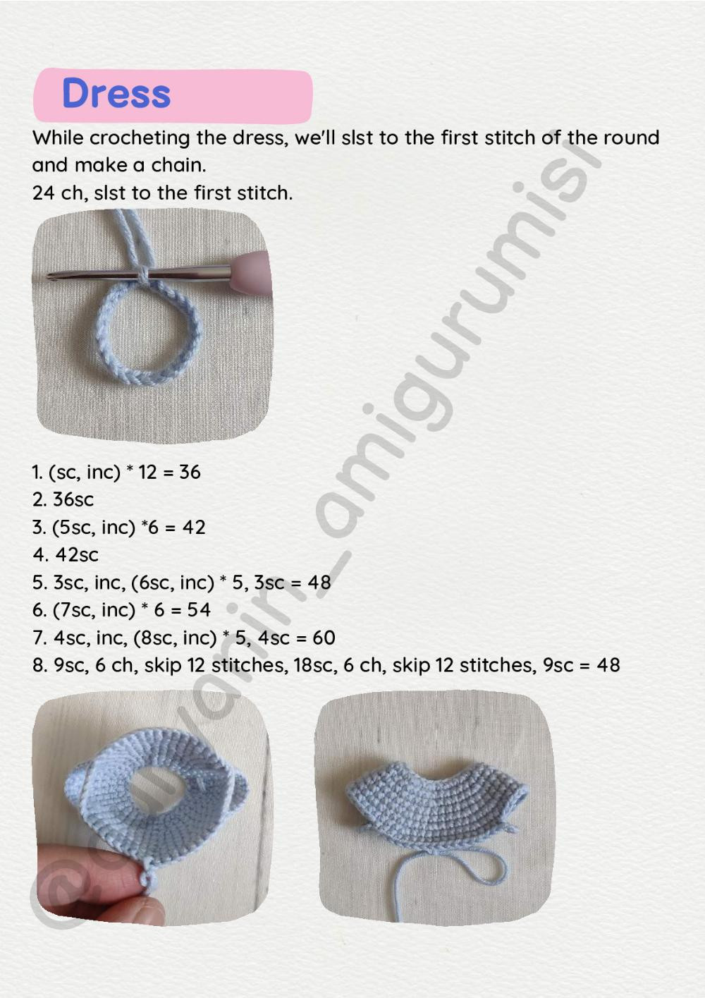 Monami Doll crochet pattern