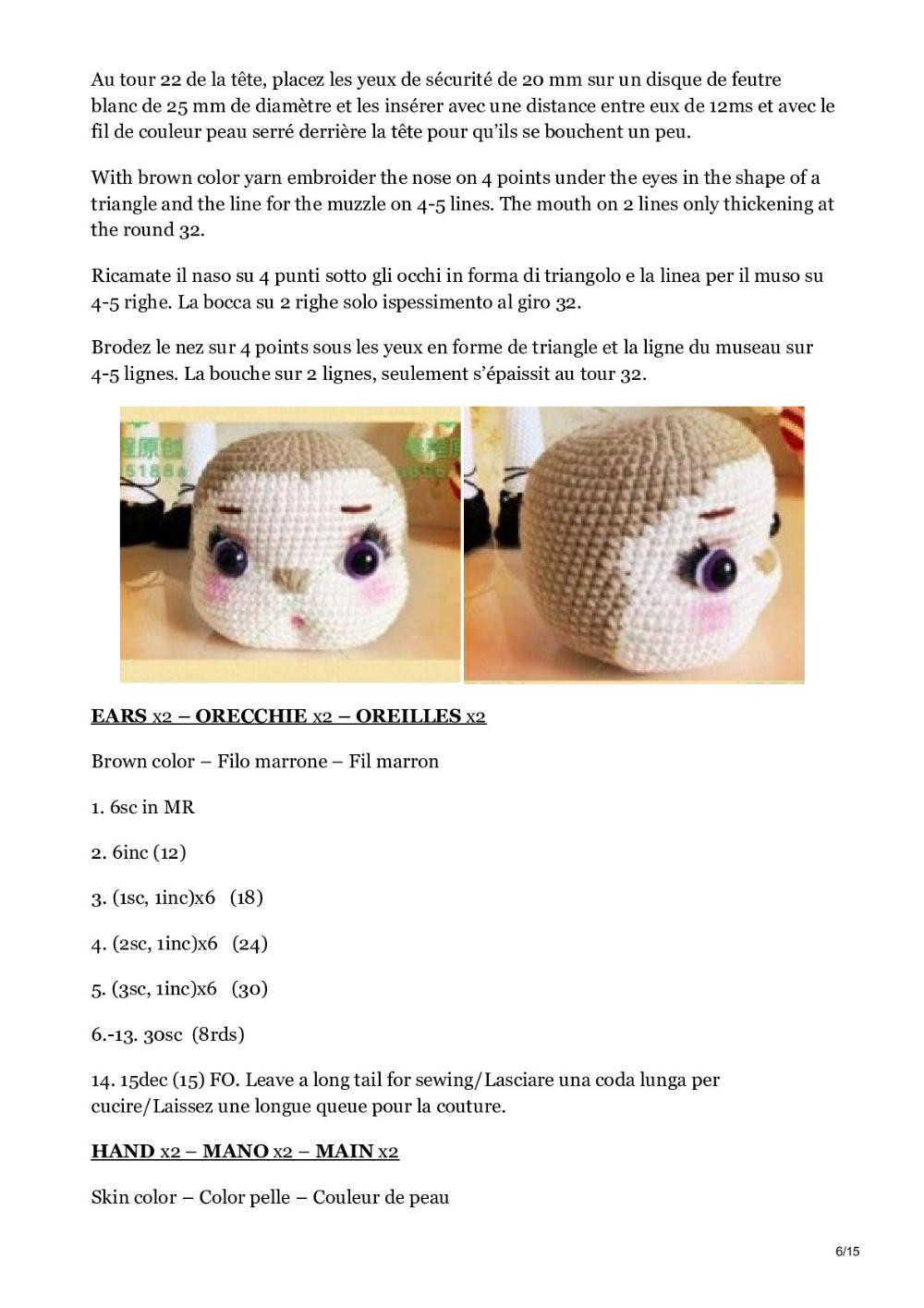 Monkey Doll – Free Amigurumi Pattern