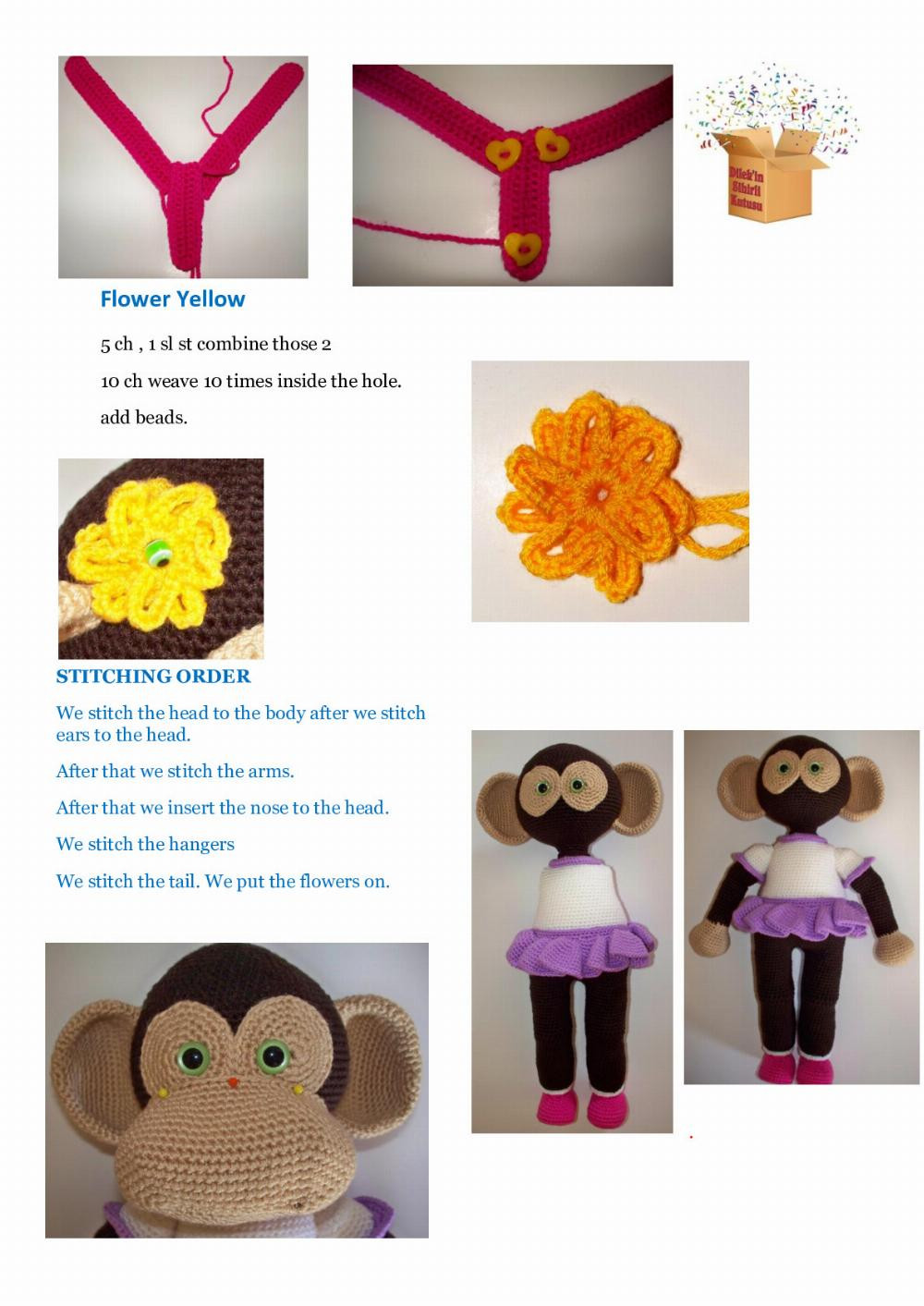 monkey girl crochet pattern