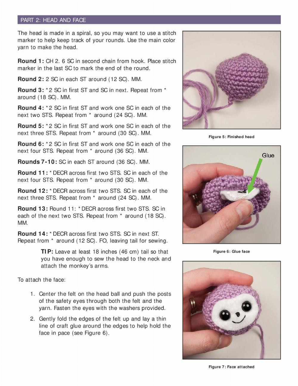 Monkeys crochet pattern