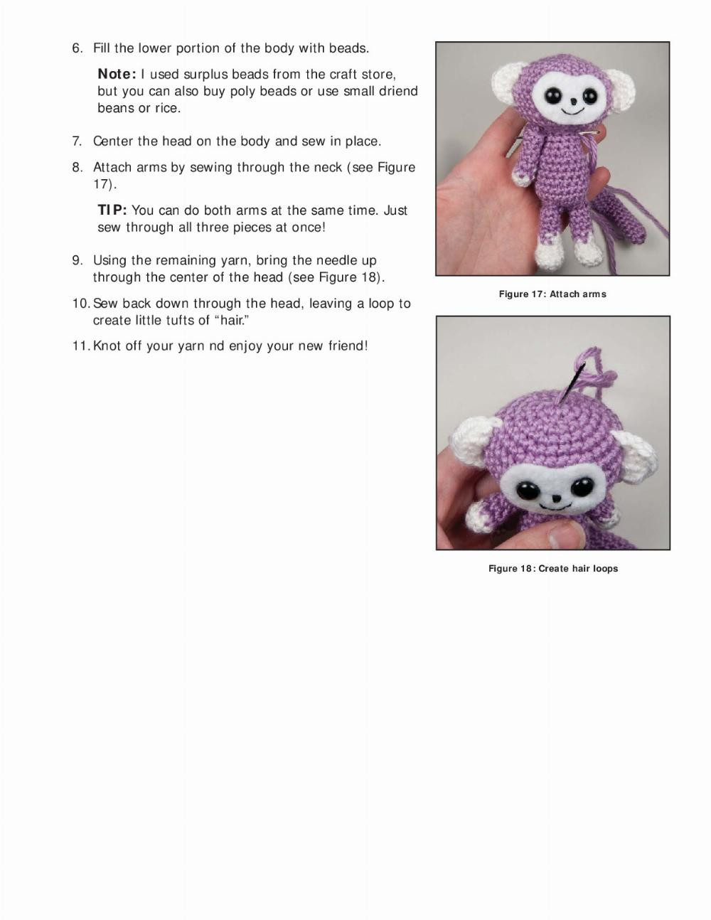 Monkeys crochet pattern