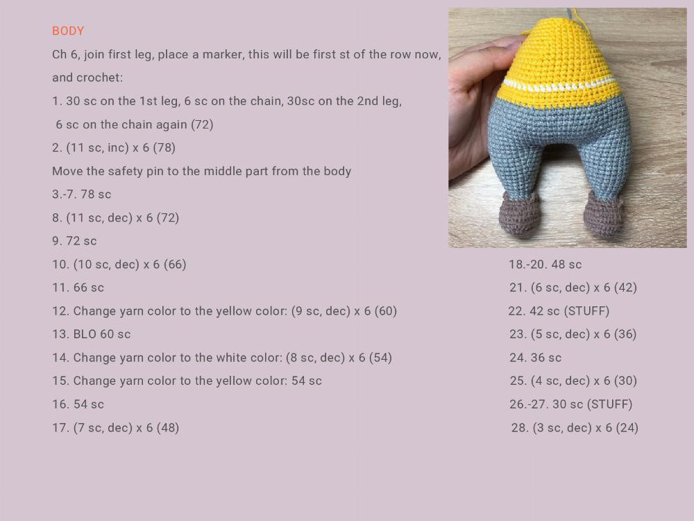 Mouse Arkasha crochet pattern