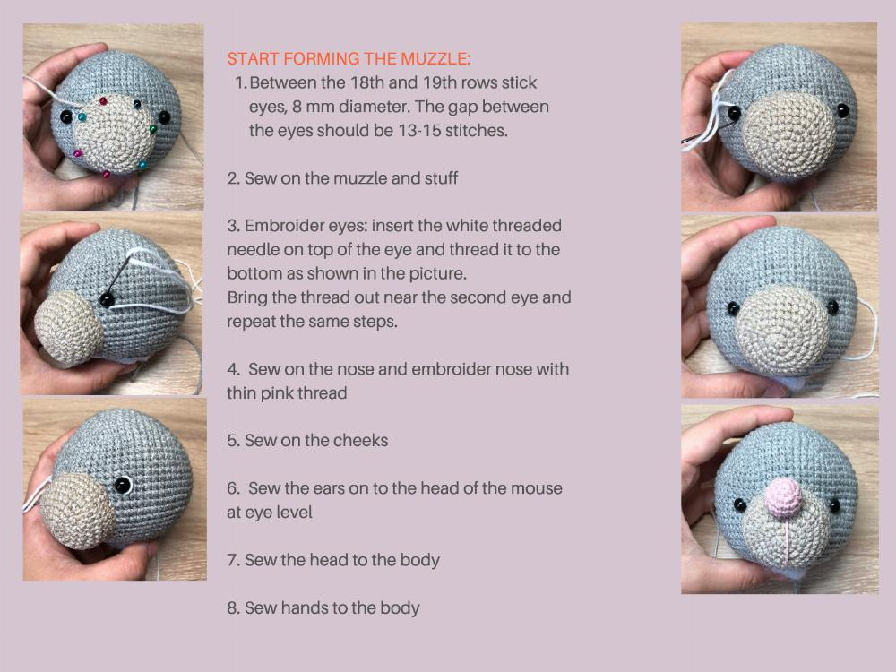 Mouse Arkasha crochet pattern