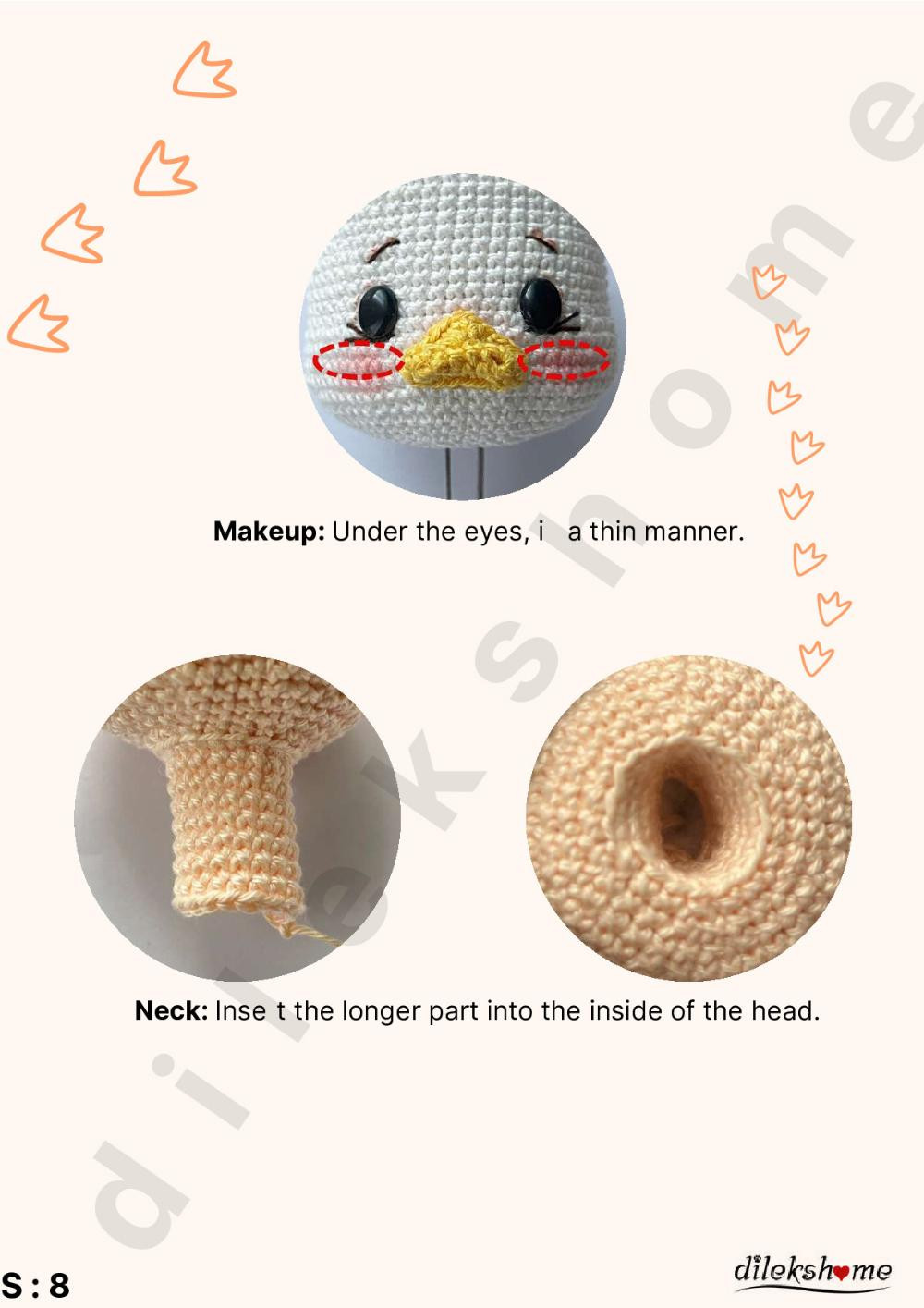 Mr Duck English Crochet Pattern