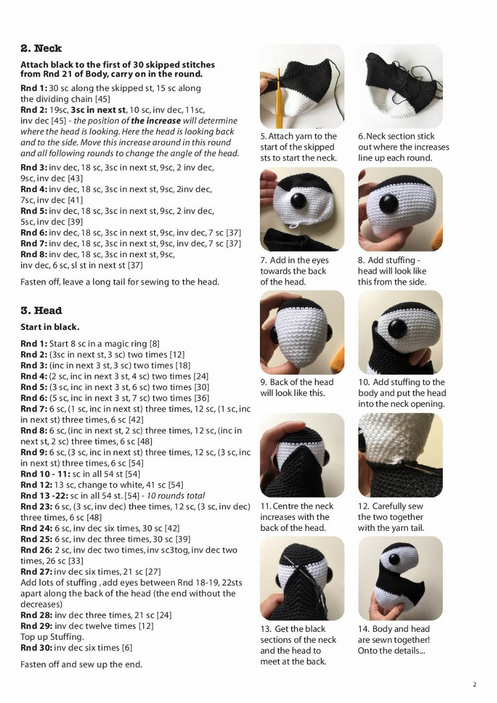 Muffin The Puffin amigurumi pattern