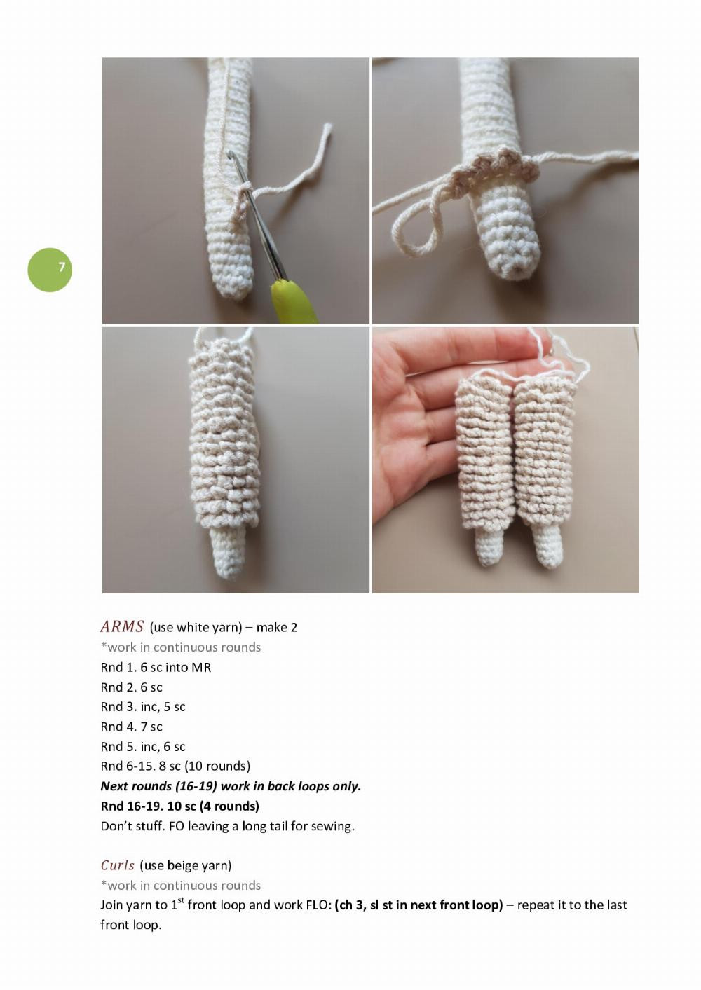 My sweet lamb crochet pattern