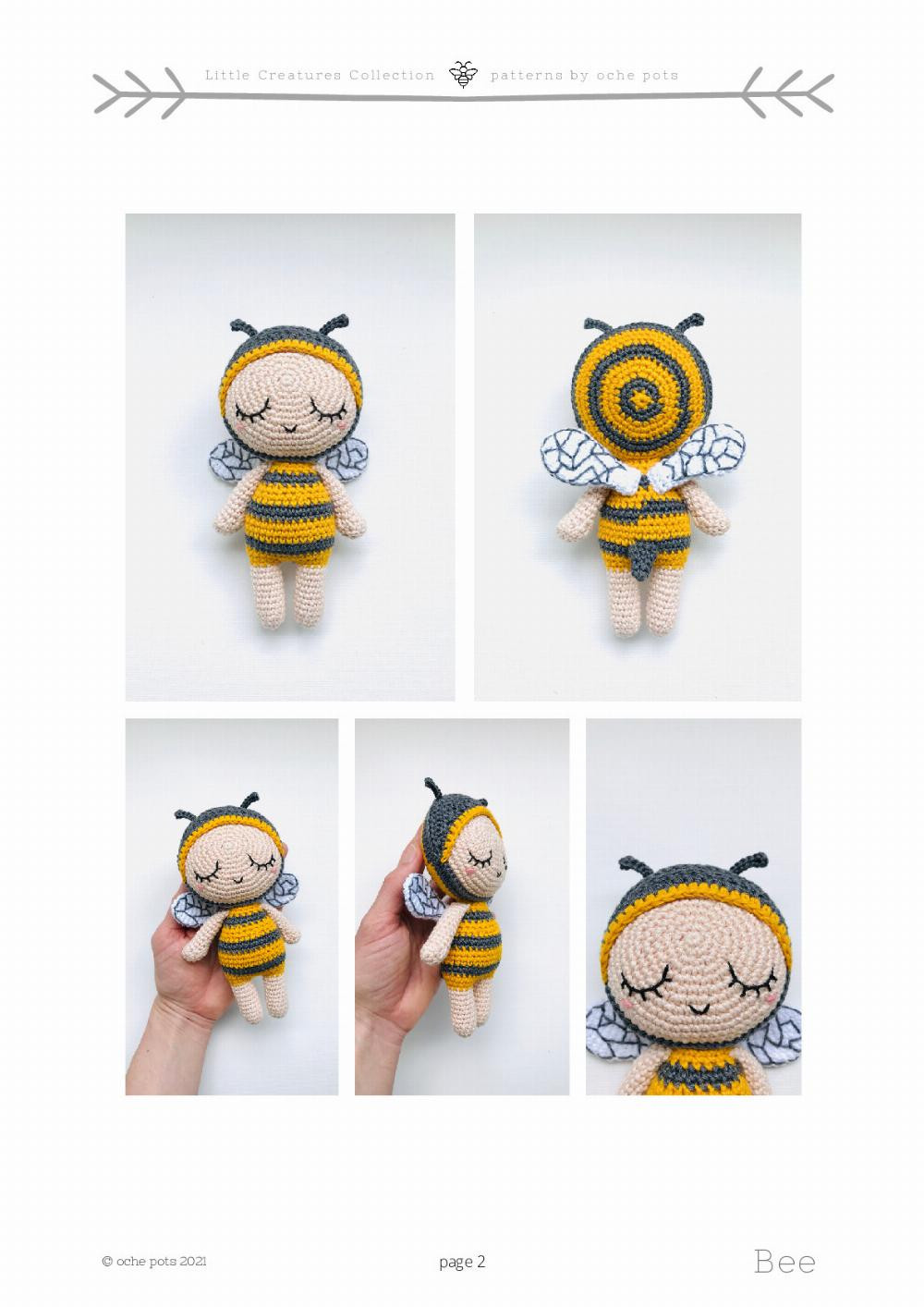 Myrtle the Bee CROCHET PATTERN