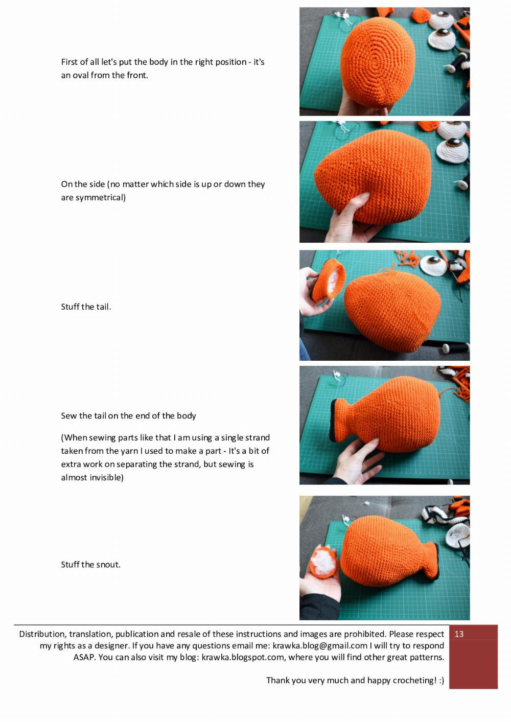 NEMO fish Crochet pattern