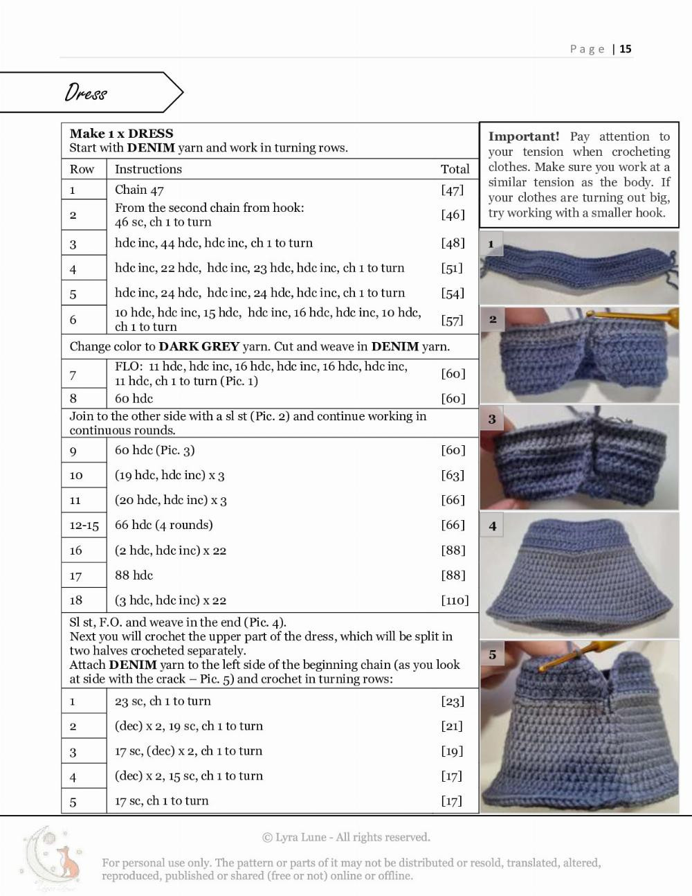 Nix crochet pattern