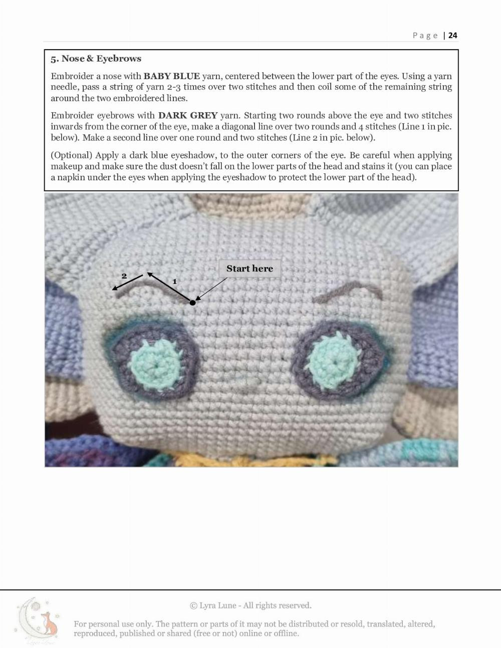 Nix crochet pattern