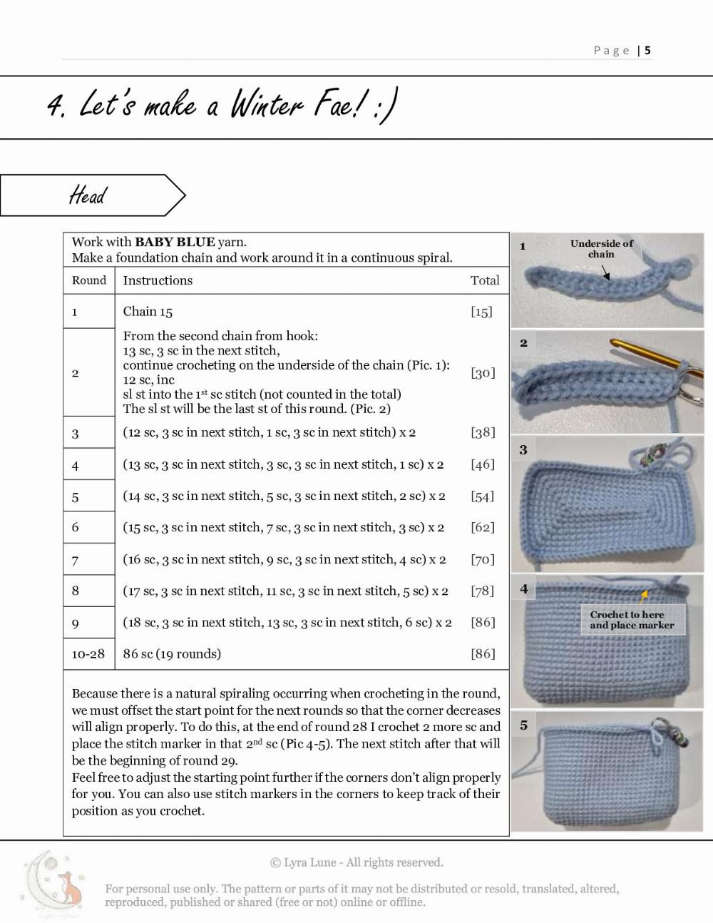 Nix crochet pattern