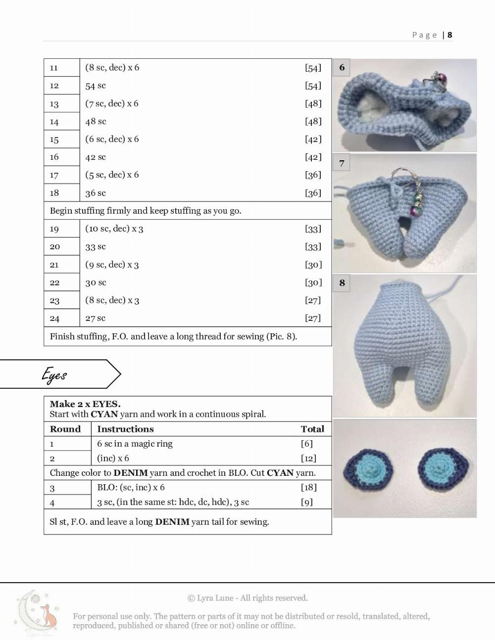 Nix crochet pattern