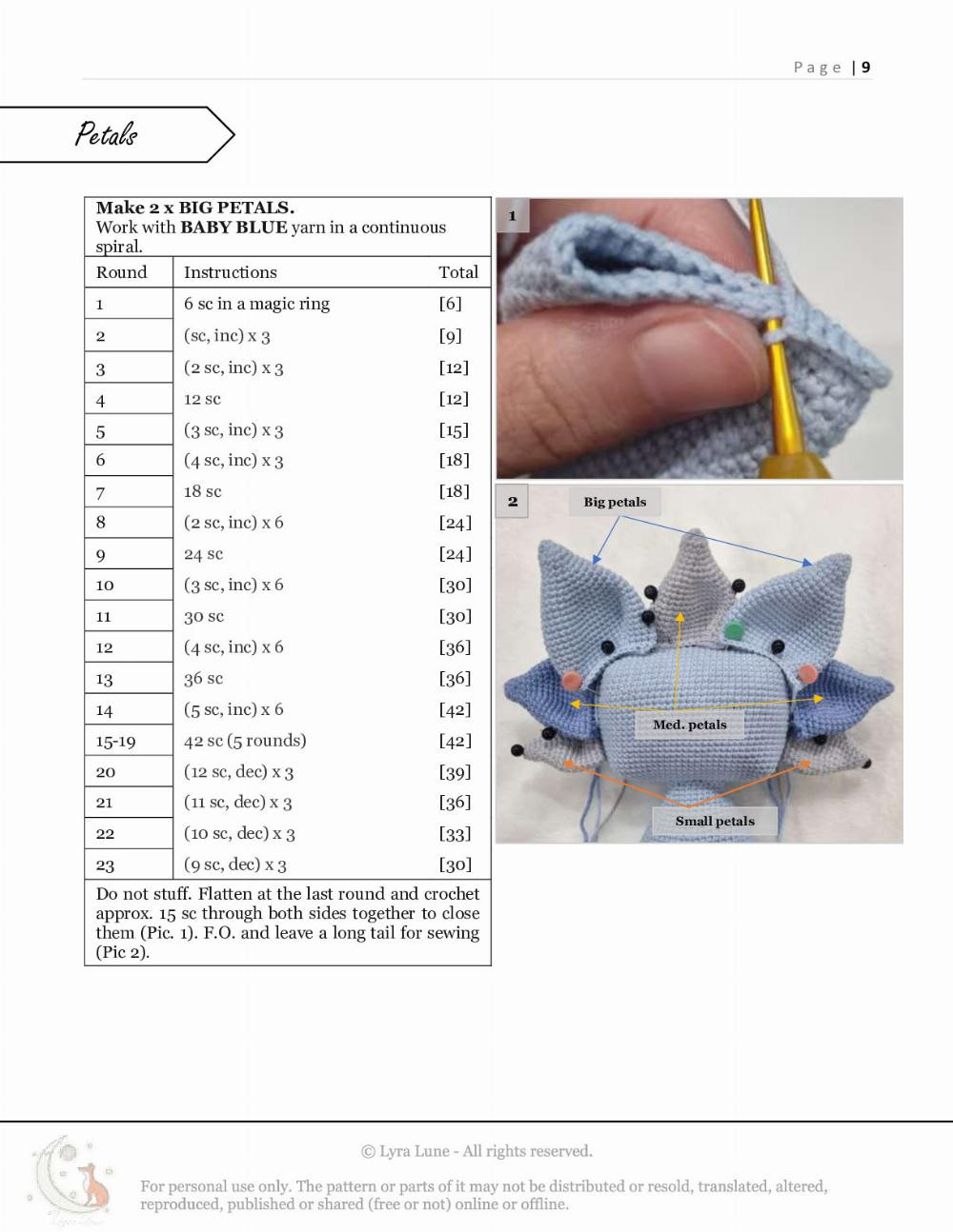 Nix crochet pattern