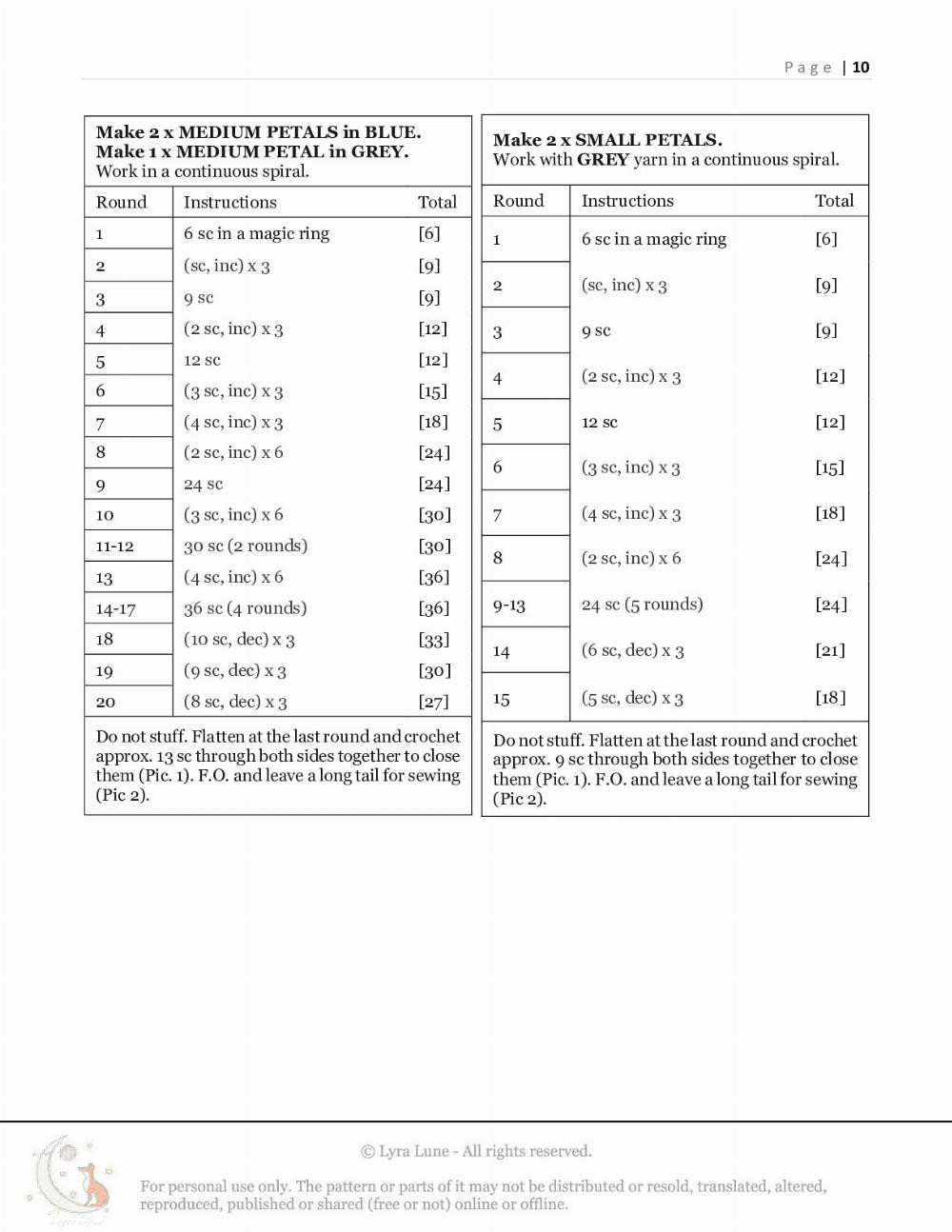 Nix crochet pattern