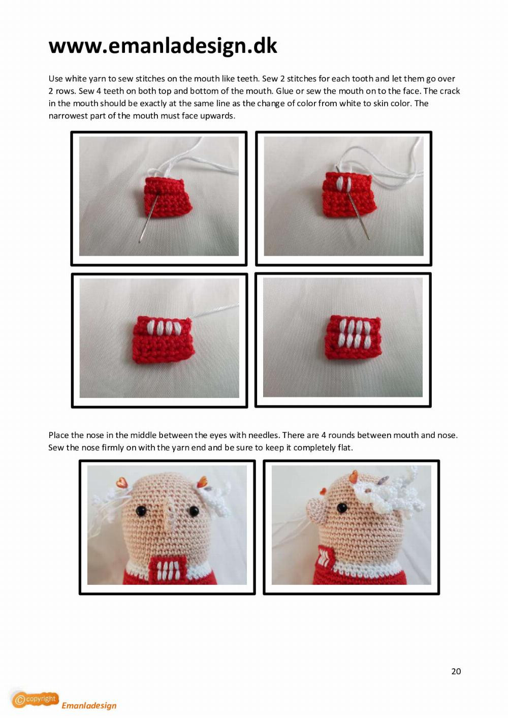 nutcracker english crochet pattern