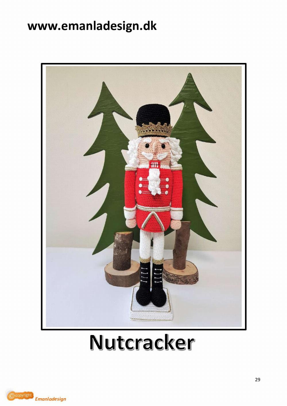 nutcracker english crochet pattern