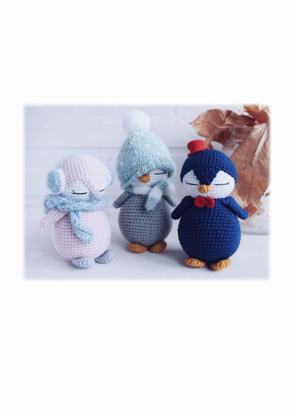 October 2018 Crochet Penguins Pattern