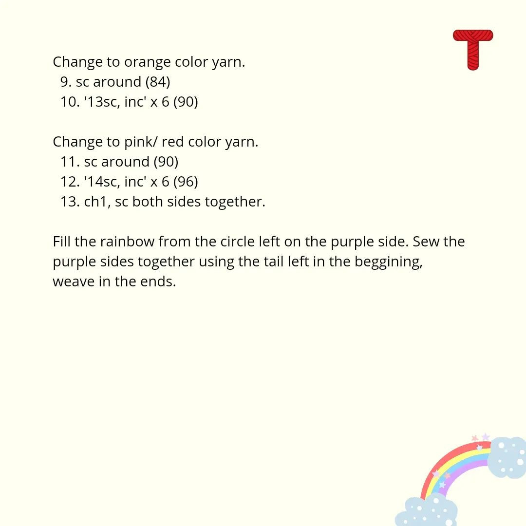 Our free rainbow pattern 🌈☺️