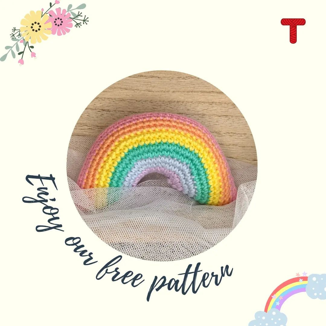 Our free rainbow pattern 🌈☺️