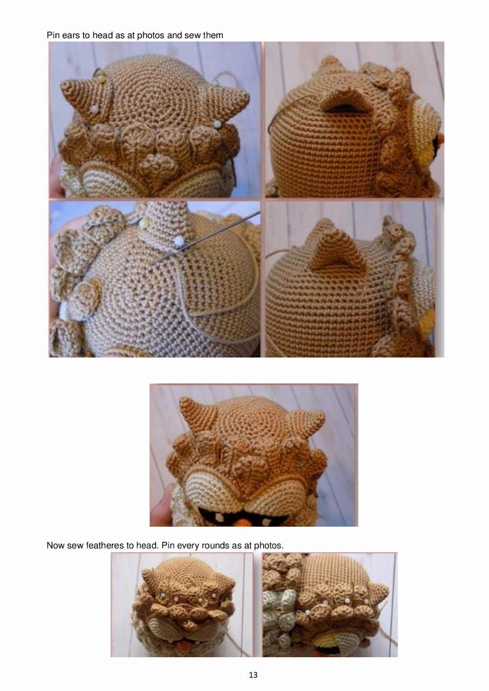 Owen family Crochet pattern owl