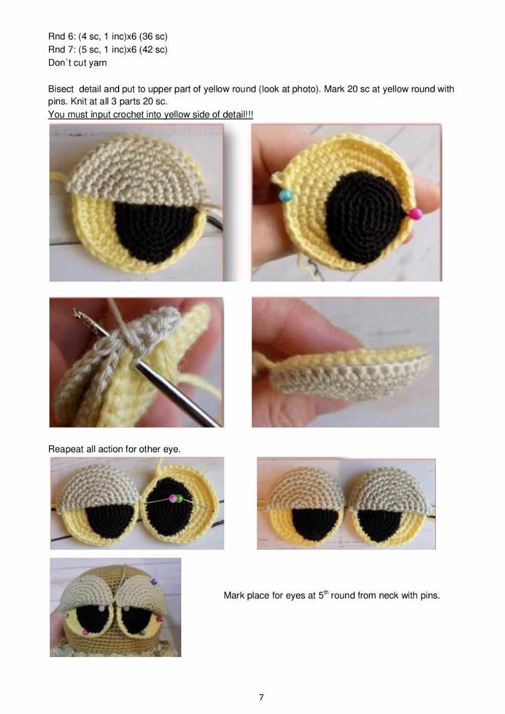 Owen family Crochet pattern owl