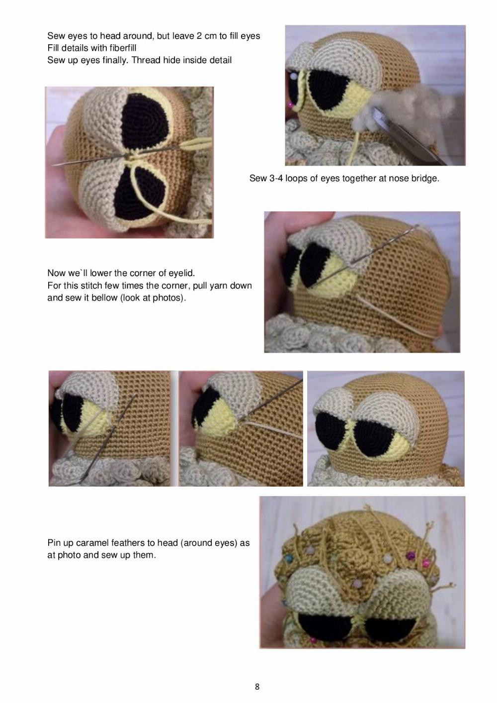 Owen family Crochet pattern owl