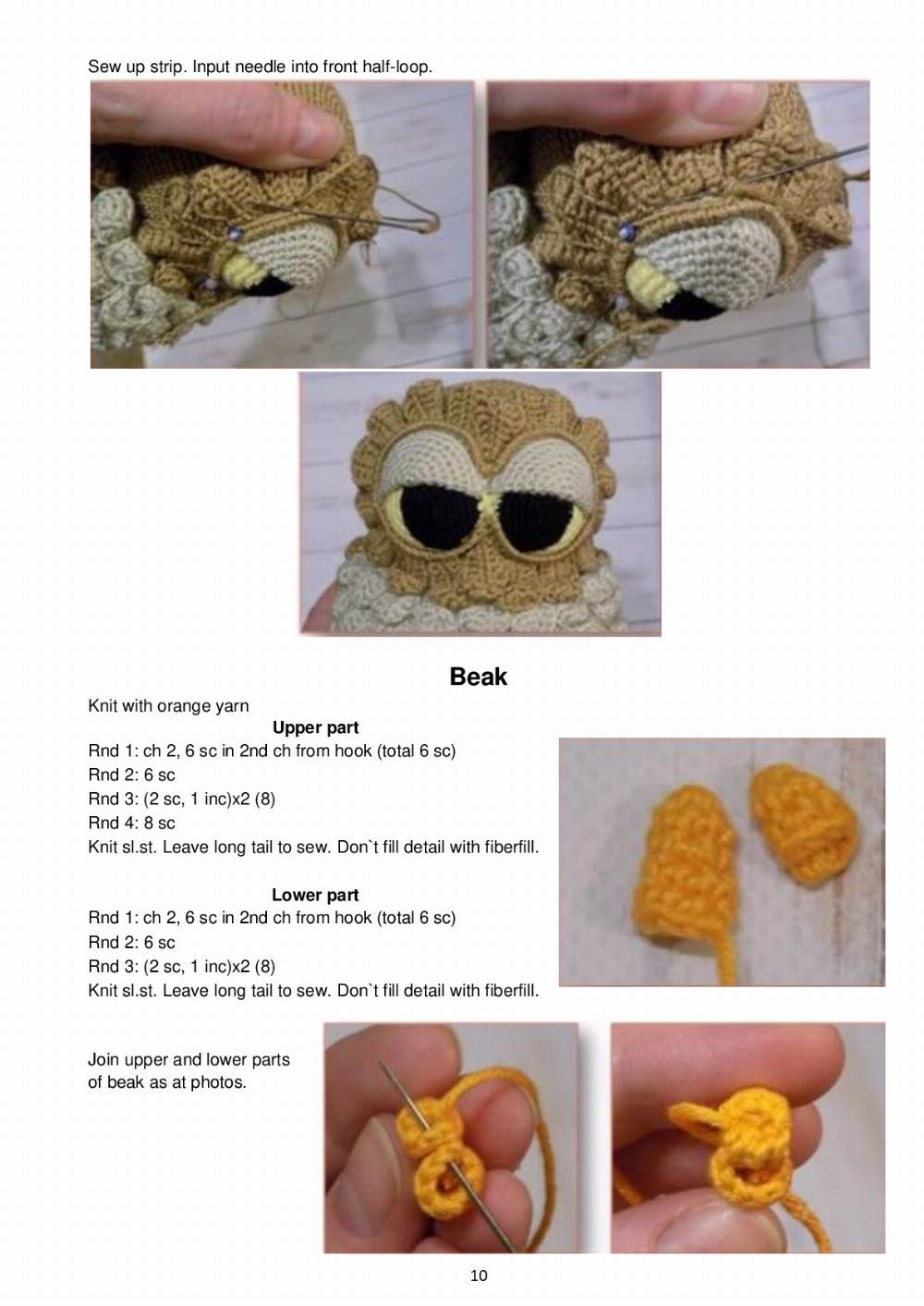 Owen family Crochet pattern owl