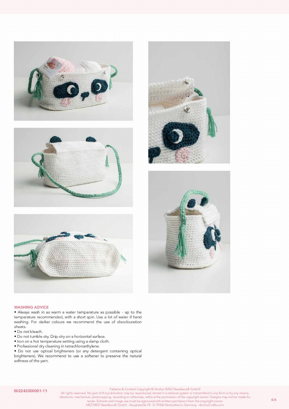 Panda lunch bag