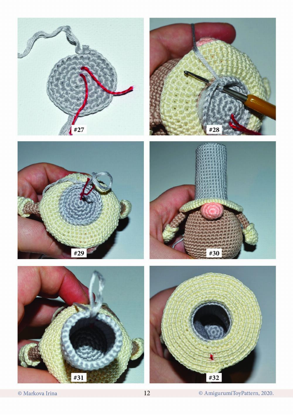 Paper Gnome Crochet Pattern