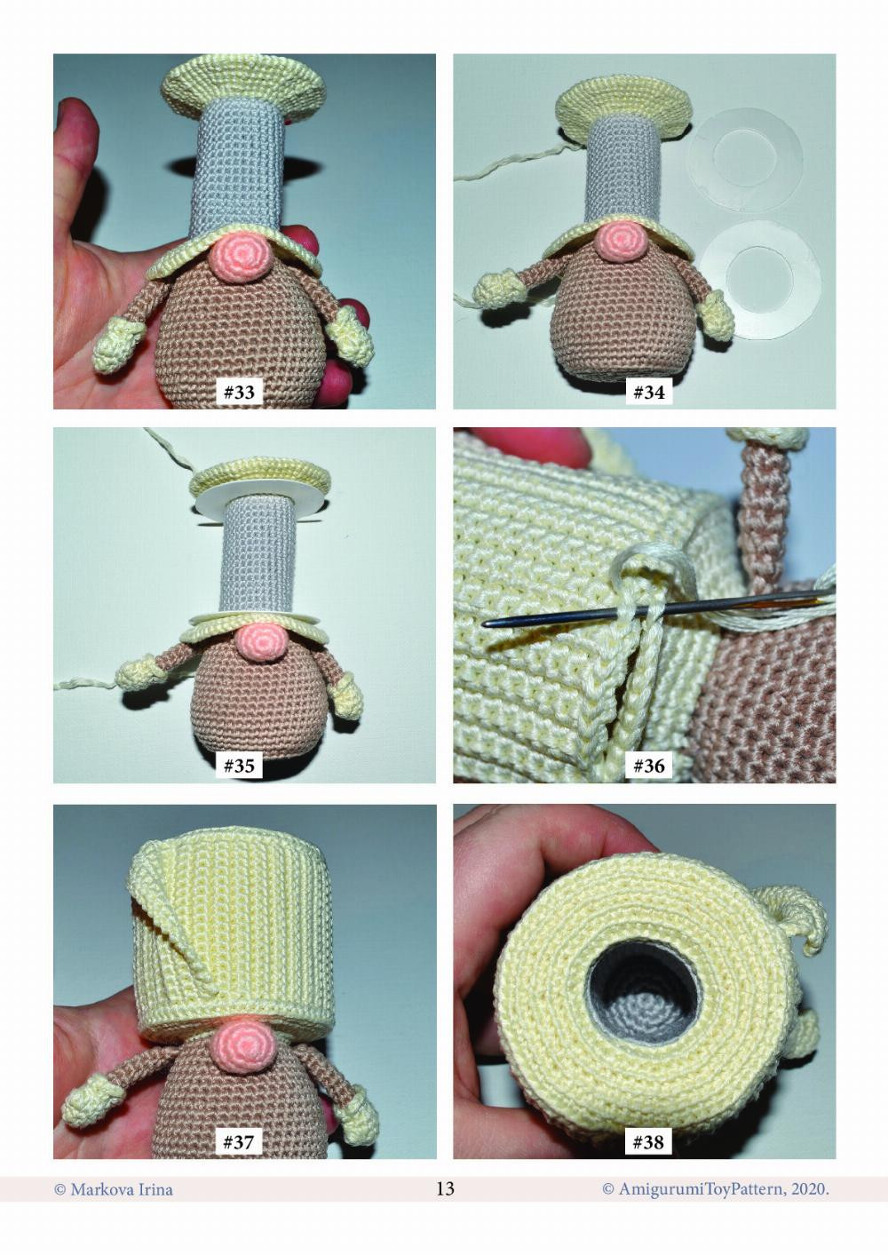 Paper Gnome Crochet Pattern