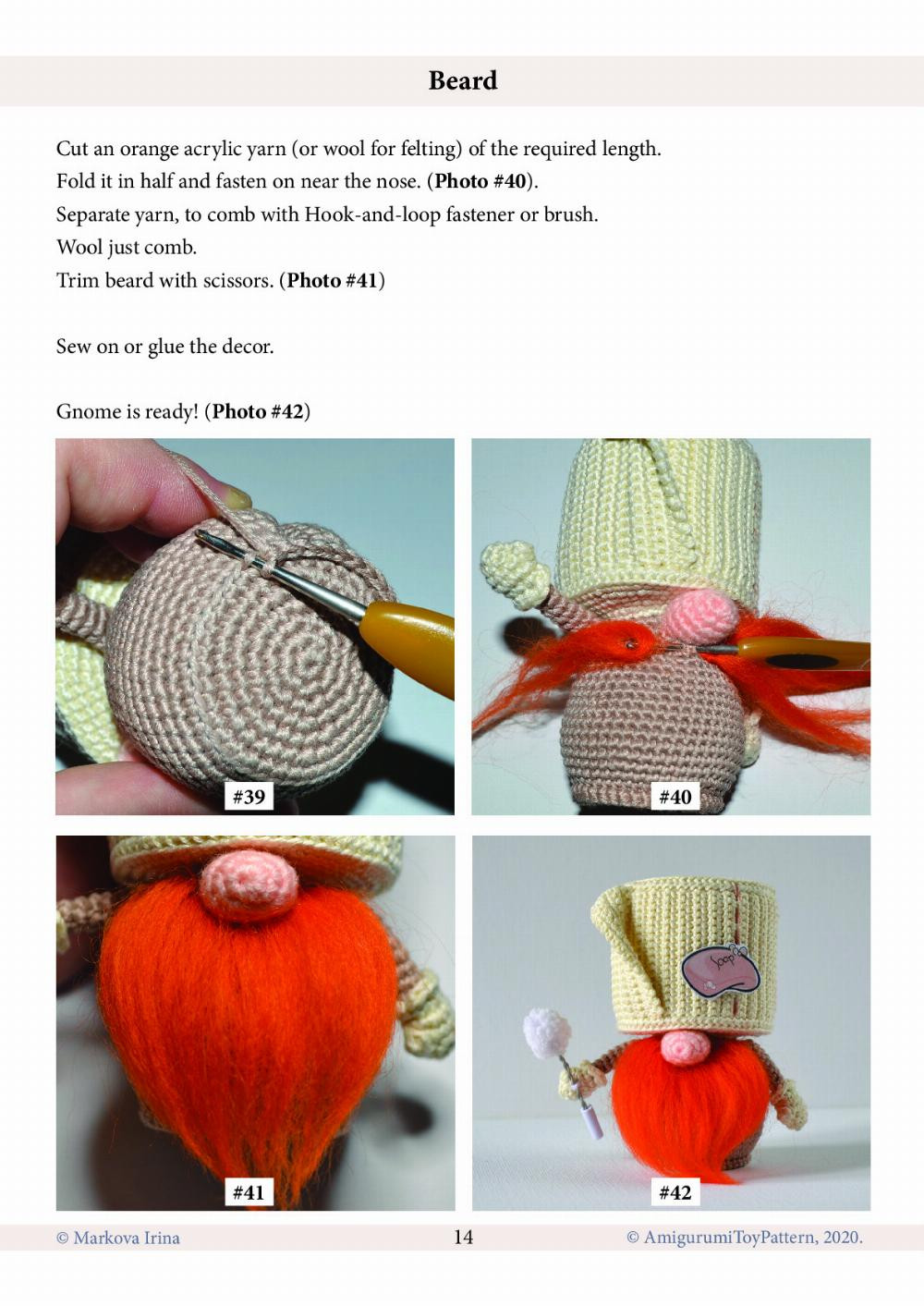 Paper Gnome Crochet Pattern