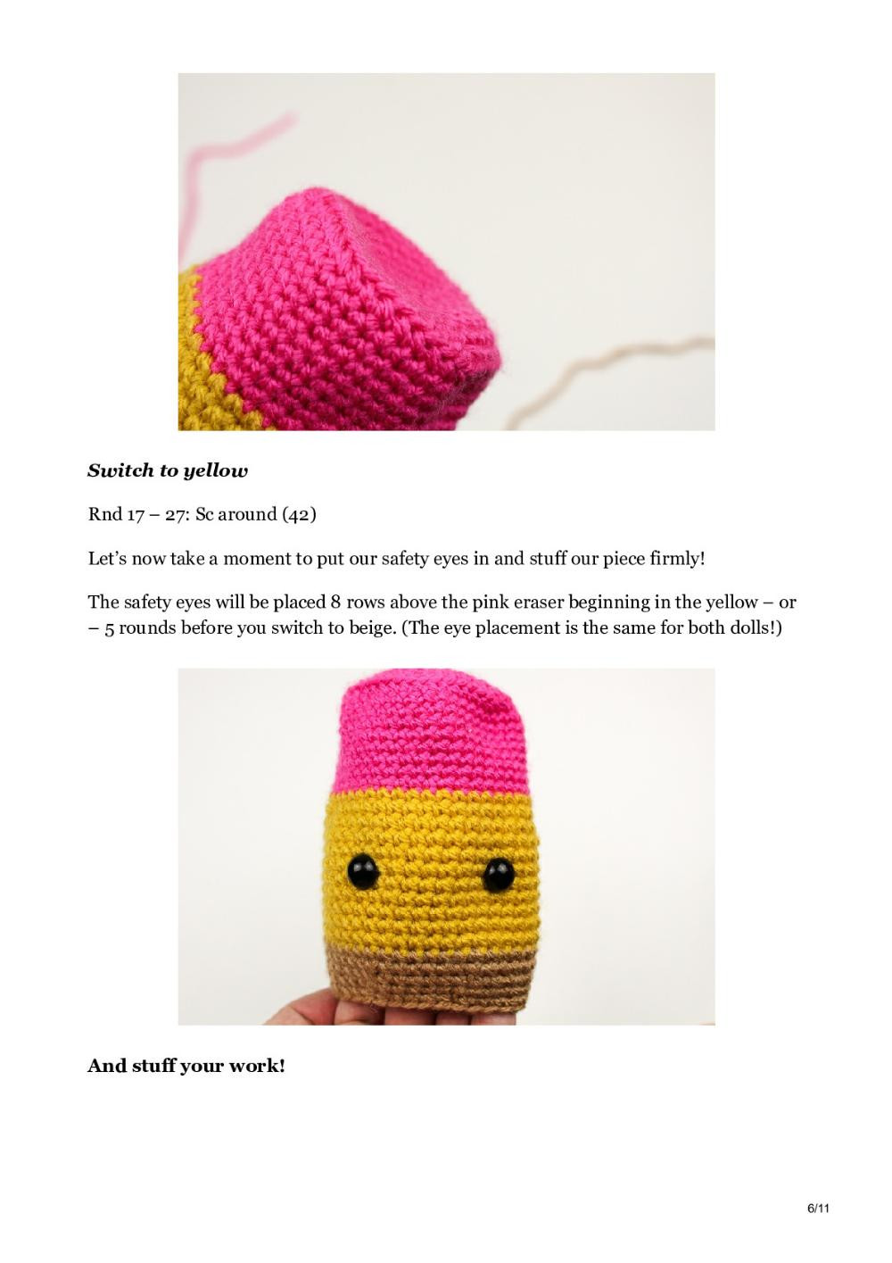 Patient Pencil Amigurumi