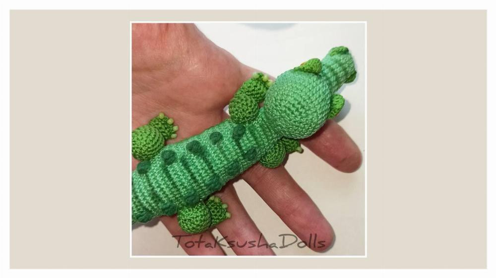 Pattern crochet crocodile