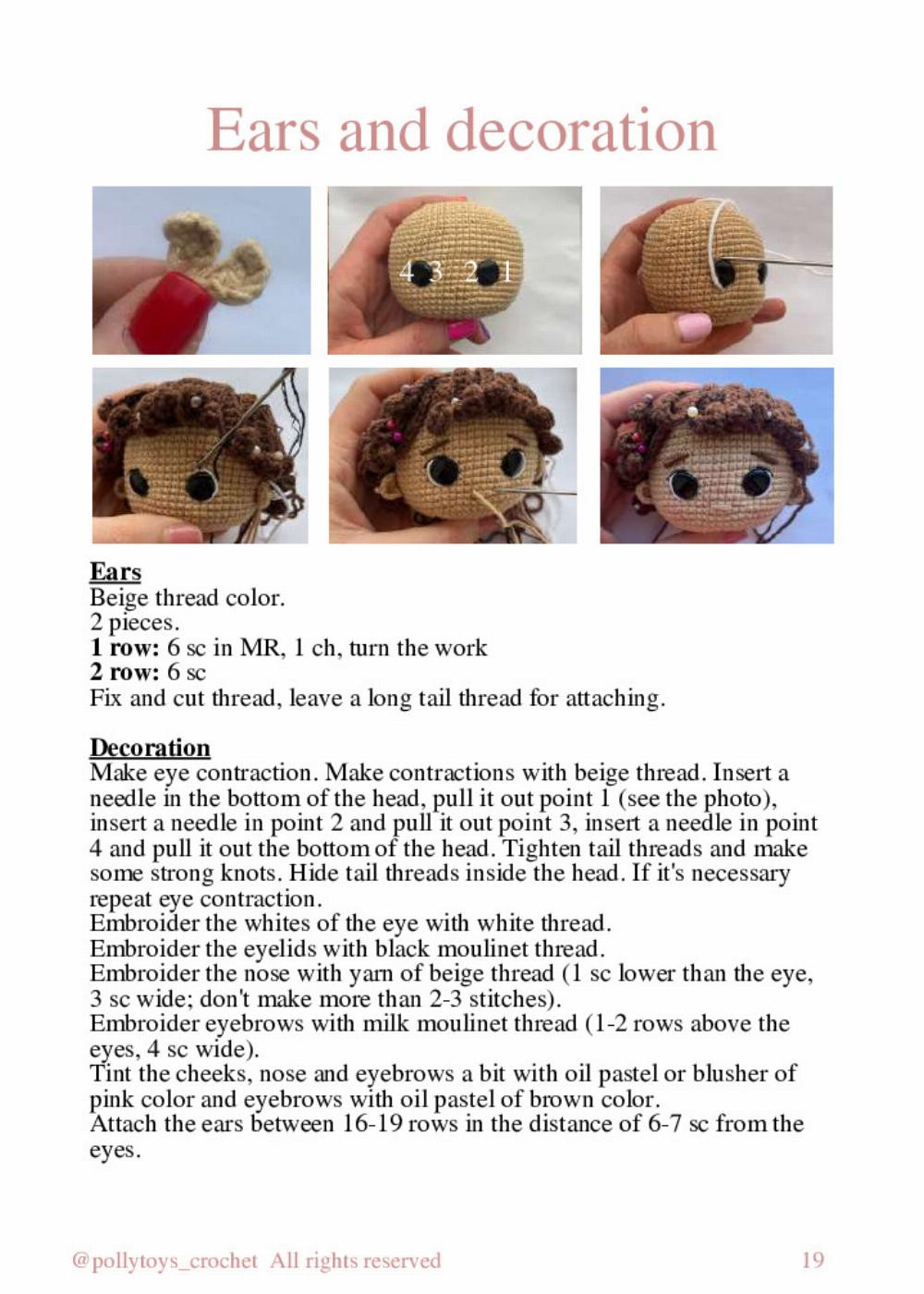 PATTERN CROCHET DOLL TYLER GALPIN