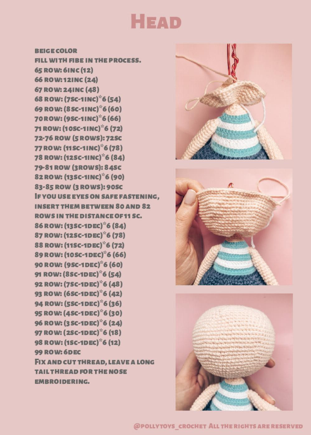 PATTERN CROCHETED DOLL BLUEBERRY FAIRY