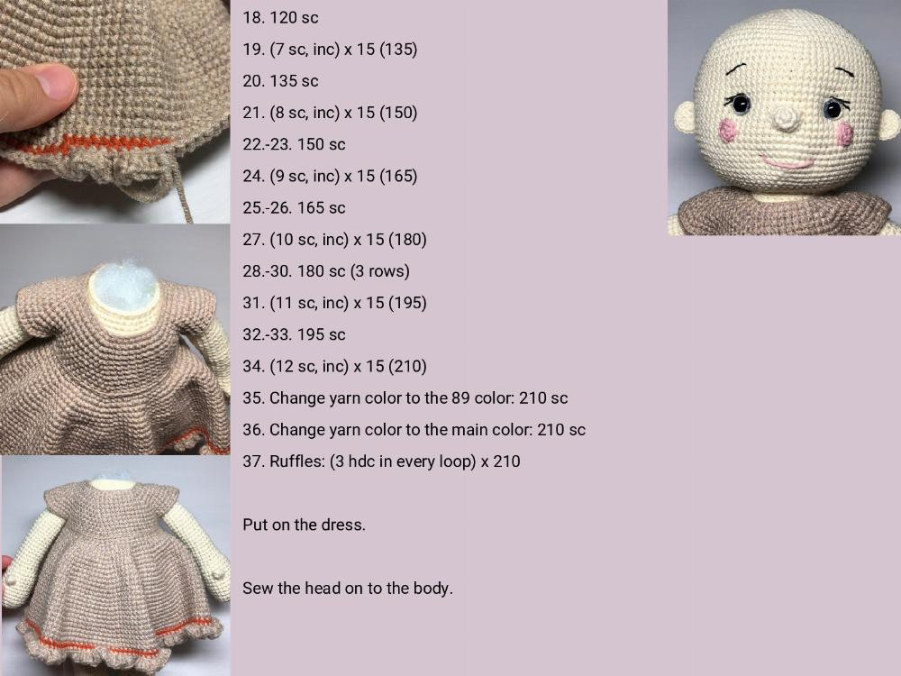 PATTERN DOLL POLLY