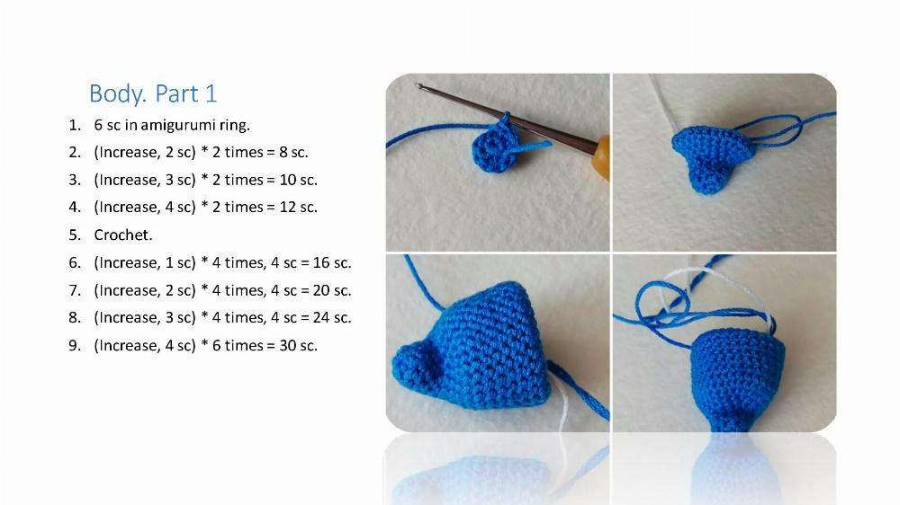 Pattern for crochet Dolphin