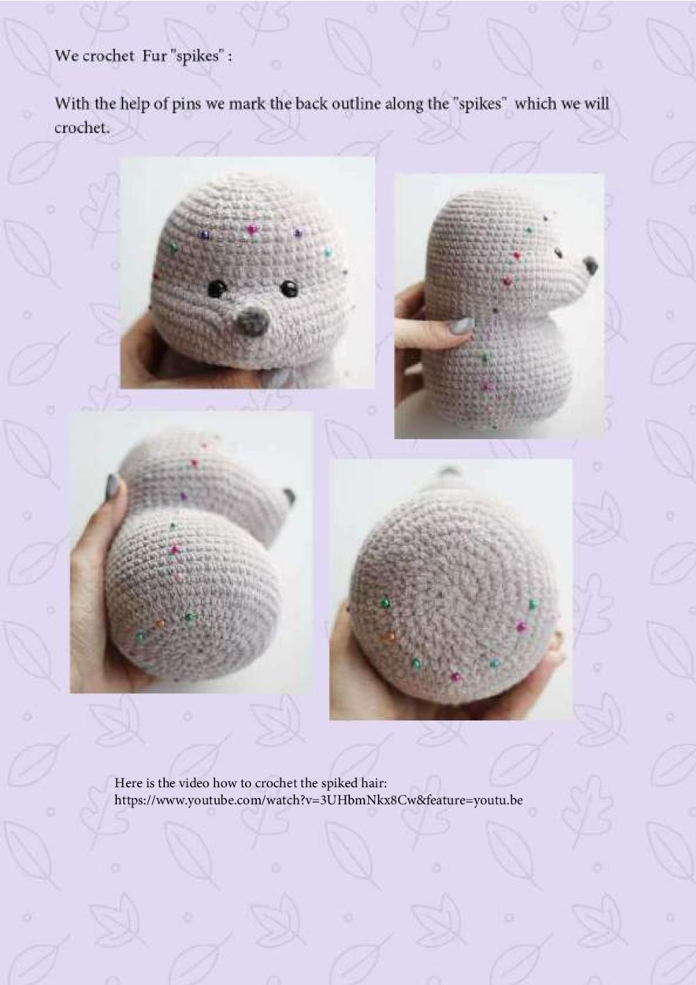 pattern hedgehog garik