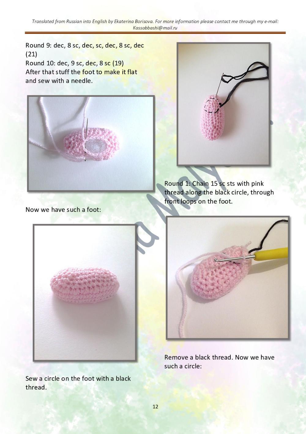 PATTERN & TUTORIAL Little mouse Gus (only crochet hook)